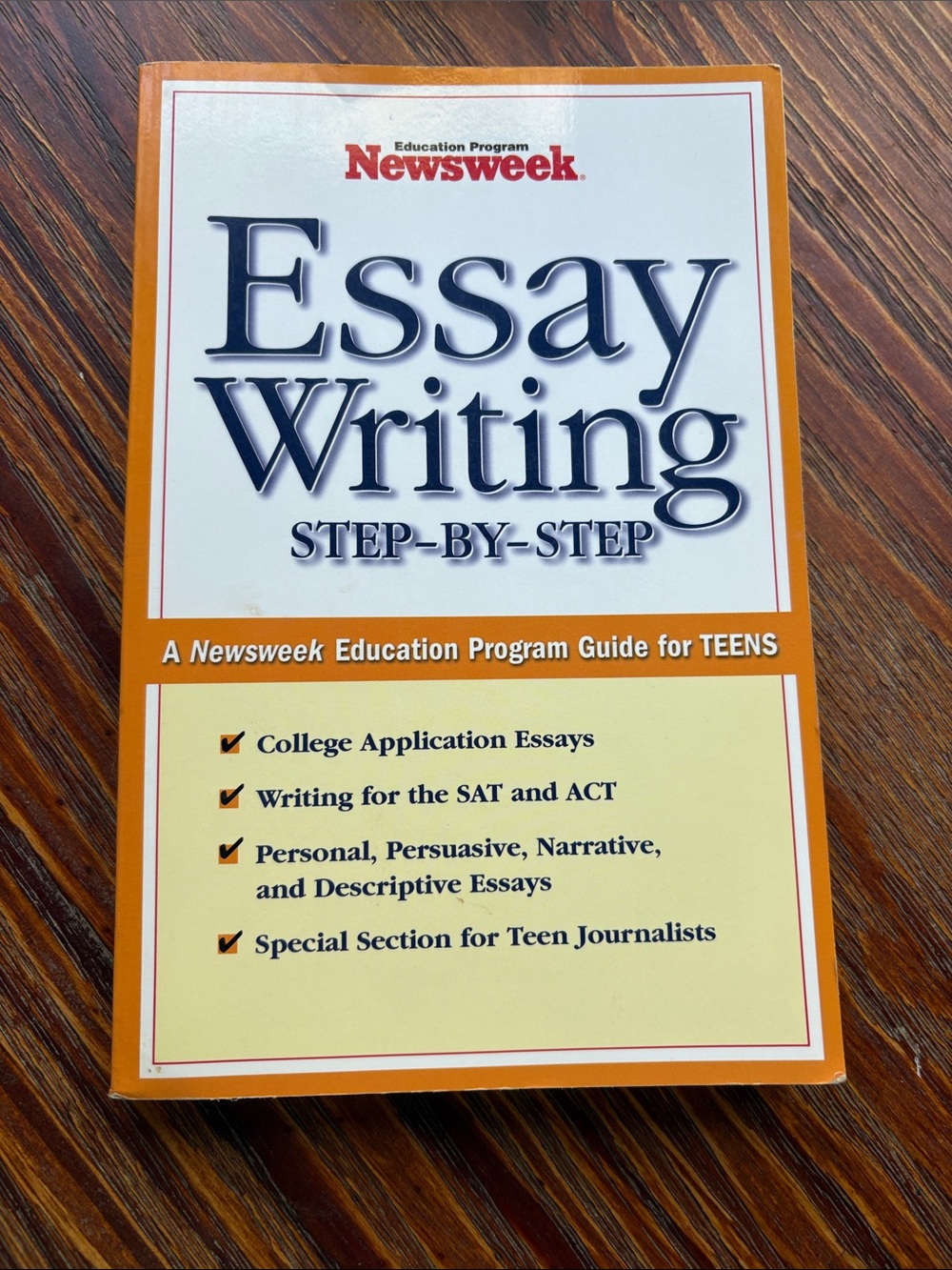 Newsweek Essay Writing Step-by-Step paperback book